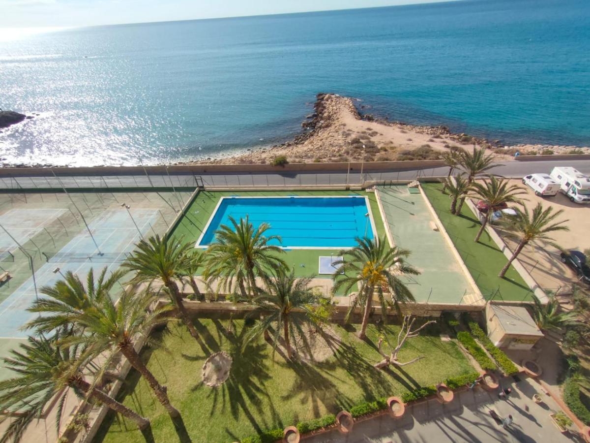 Very Lightful Apartment. Incredible Sea Views. Big Terrace, Swimming Pool. Ac. Very Close To Alicante City Center. Екстериор снимка