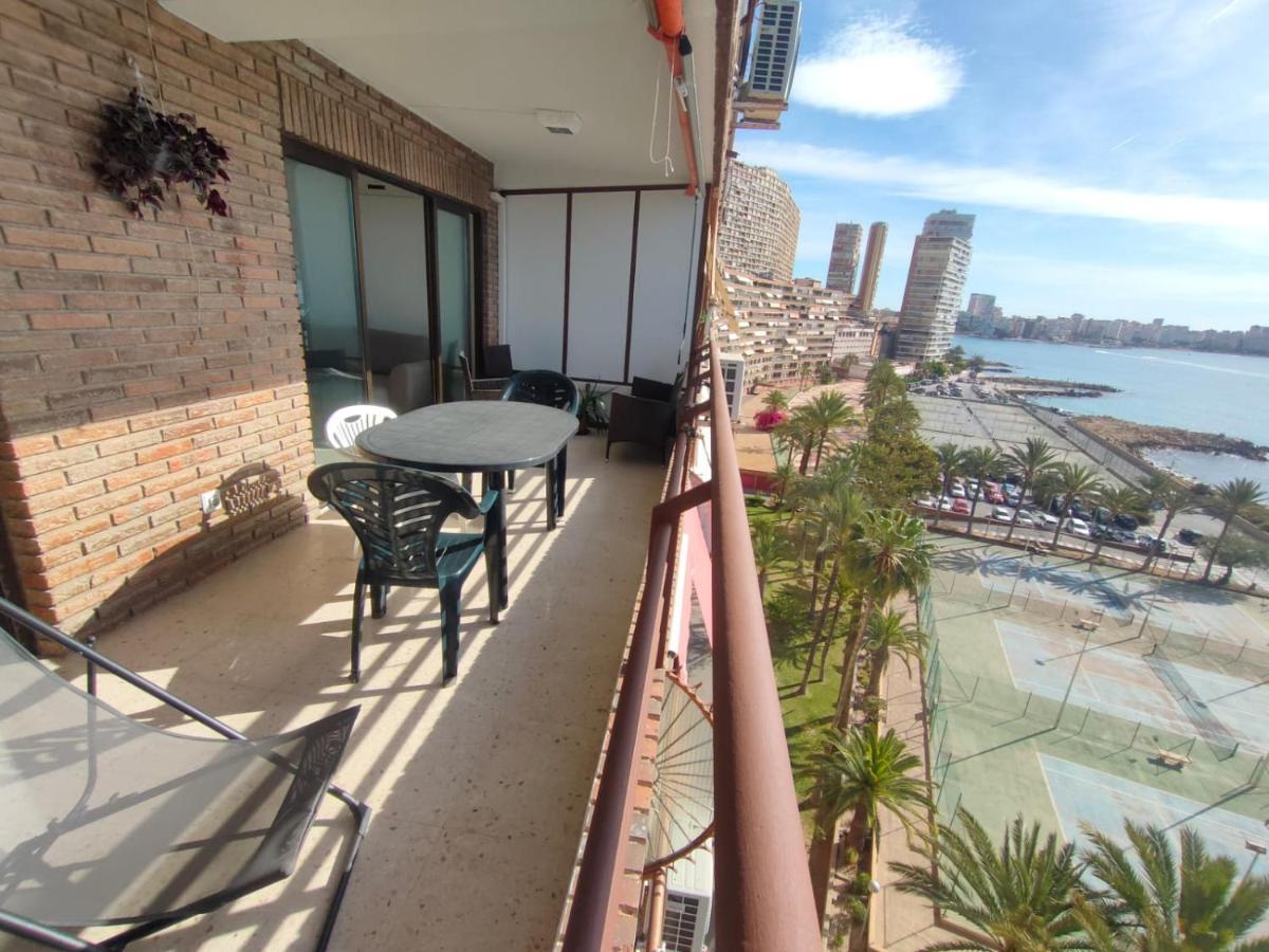 Very Lightful Apartment. Incredible Sea Views. Big Terrace, Swimming Pool. Ac. Very Close To Alicante City Center. Екстериор снимка
