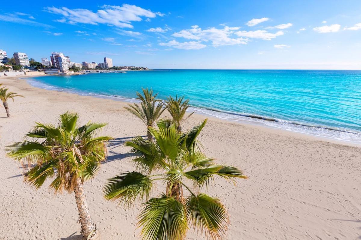Very Lightful Apartment. Incredible Sea Views. Big Terrace, Swimming Pool. Ac. Very Close To Alicante City Center. Екстериор снимка